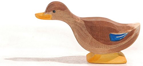 Ostheimer 13214 Ente Hals lang aus Holz Höhe 4cm aus der Serie Familie & Bauernhof