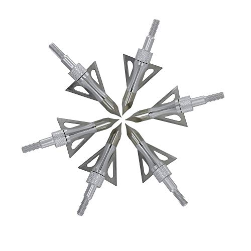 maifield Archery Broadheads 100 Grain Bowhunting Arrow Head 3 Fixed