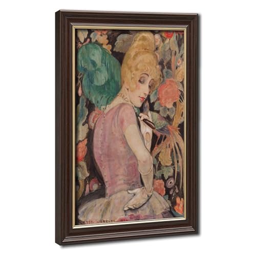 Impression sur toile Lili pour sublimer votre salon avec un cadre suspendu élégant