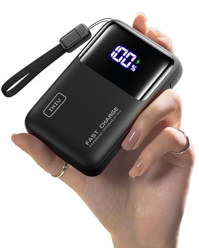 INIU Power Bank, 20000mAh 65W Ultra Compact USB C Laptop Portable Charger, PD QC Fast Charging 3-Output External Battery Pack for Laptop MacBook iPad Tablet Steam Deck iPhone 16 15 14 Pro Samsung S22