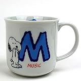 スヌーピー イニシャル マグ M