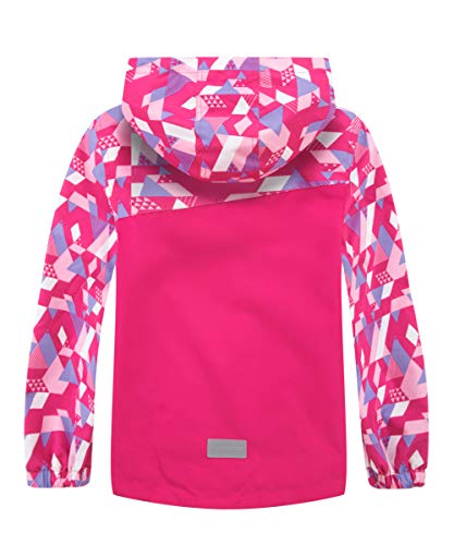 M2C Boys Girls Hooded Color Block Waterproof Fleece Lined Windbreaker Jacket2