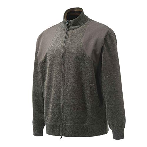 Beretta Men's Honor Windstop Silent Wool Blend Relaxed Fit Full Zip Hunting Sweater