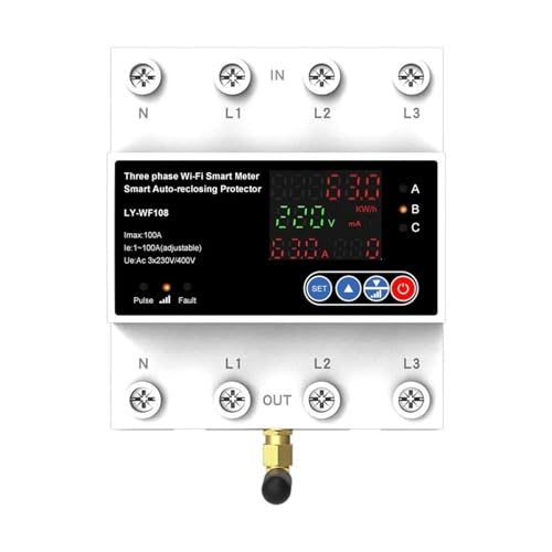 Compteur Intelligent triphasé WiFi 63A pour optimiser la domotique de votre maison