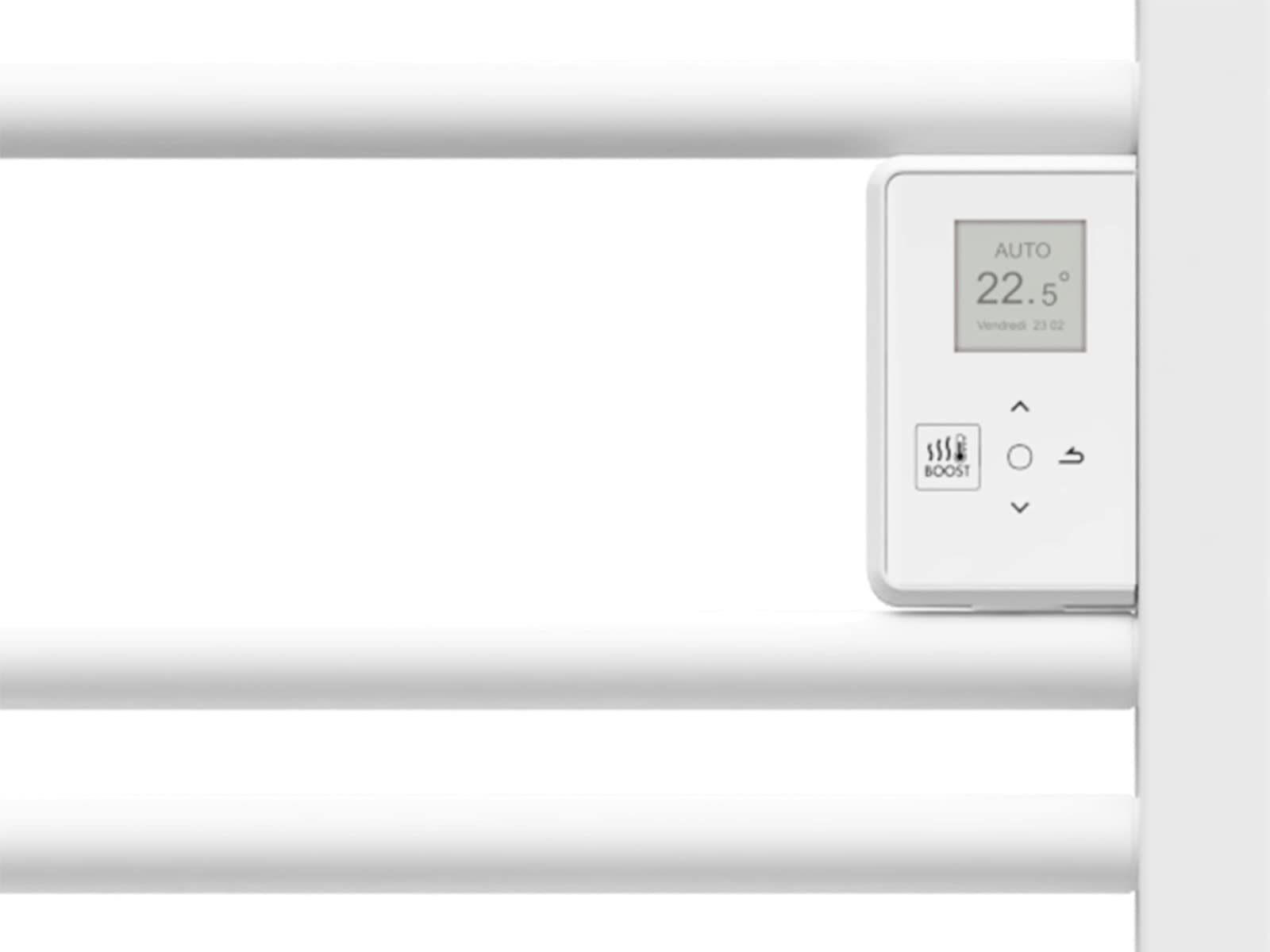 Sèche-serviettes - Riva 4 Mixte - avec soufflerie - 1500W - Blanc satin - 471262 - Thermor