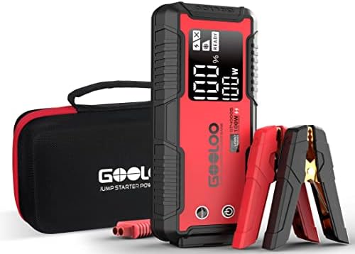 GOOLOO GT4000S Jump Starter 100W Two-Way Fast-Charging Portable C...