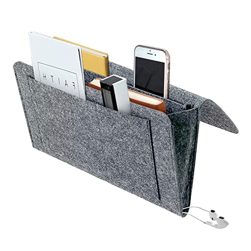 BOOWEN Betttasche Filz Grau