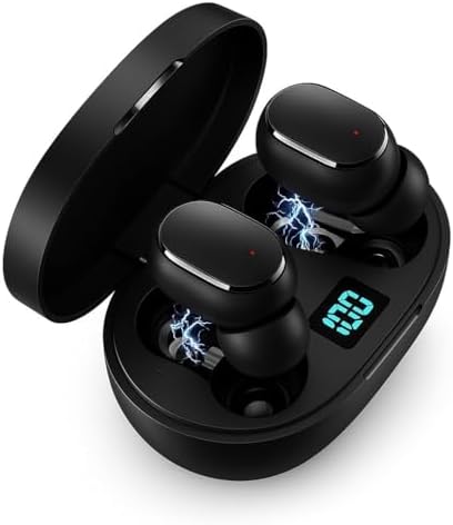 Fone de Ouvido Premium Bluetooth 5.1 TWS Wireless com Visor LED, ...