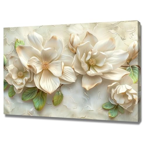 Peinture abstraite florale 3D sur toile intissée pour habiller un grand mur