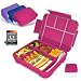 IJIAMY Brotdose Kinder mit Fächern, Bento Box Kinder, Auslaufsicher Lunchbox Kinder, Brotbox für Mädchen & Jungen, Snackbox, Perfekt für Schule, Kindergarten & Ausflüge