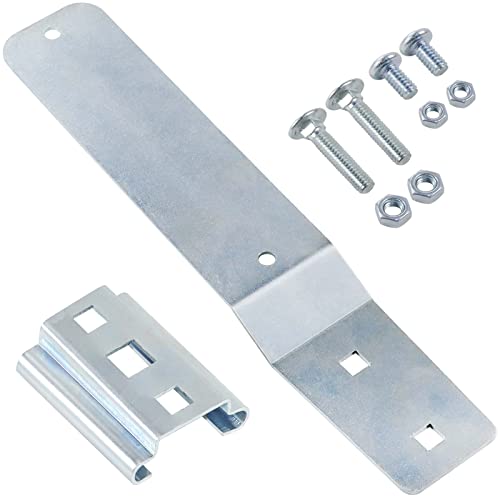 NIDAIFEI Slow Moving Vehicle Sign Mounting Bracket, Slow Moving Vehicle Sign Bracket Kit, Vehicle Sign Mounting Kit Includes 1 Tractor Bracket, 1 Street Sign Bracket, 4 Bolts and 4 Nuts