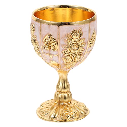 Vintage Decor European Style Household Wine Cup Cocktail Glass Goblet Wedding Decor