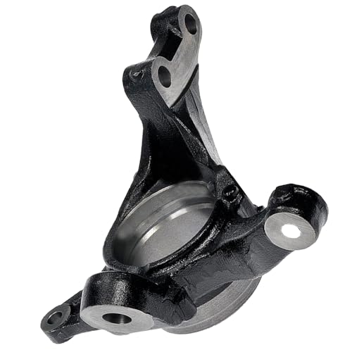 Image of Detroit Axle - FWD Front Right Steering Knuckle for Toyota 2004-2010 Sienna, Passenger Side Steering Knuckle Assembly 2005 2006 2007 2008 2009 Replacement