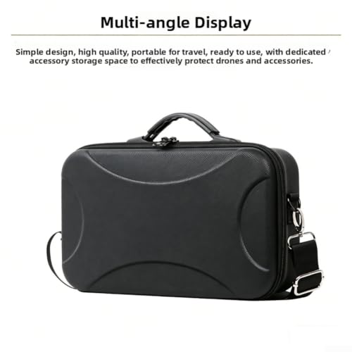 Estuche para DJI Lito X1 rígido evita golpes bolsa de viaje impermeable gris y negra 3