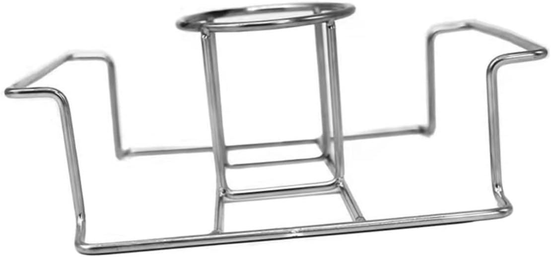 Cabilock Folding Chicken Rack chicken roaster stand beer butt chicken stand roasting pan with rack cast iron roasting pan chicken drumstick rack bbq rack oven roast chicken Stainless steel