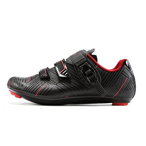 Image of Santic Men's Cycling Shoes Road Cycling Riding Shoes Road Bike Shoes with Buckle- Roadway New