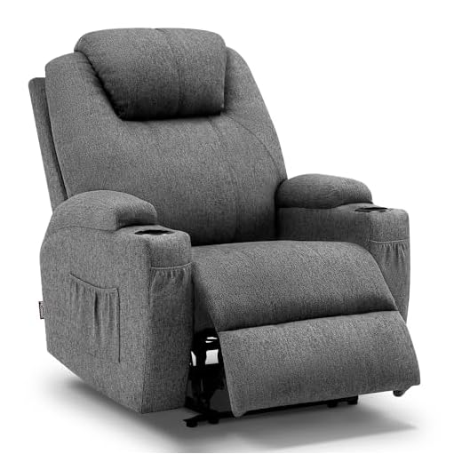 MCombo 7061 - Sillón de relax eléctrico con función de vibración y calefacción
