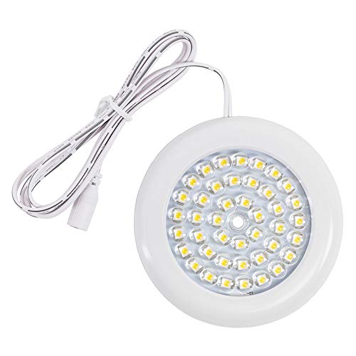 Lightkiwi W2399 3.5 inch Cool White LED Puck Light (White) (Power Supply Not Included)