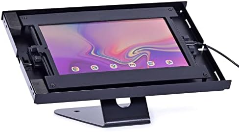 click4av Anti Theft Tablet Retail POS Stand Counter Kiosk or Desk Mount Compatible With iPad 10.2 10.5 Samsung 10.4 TAD10L21B