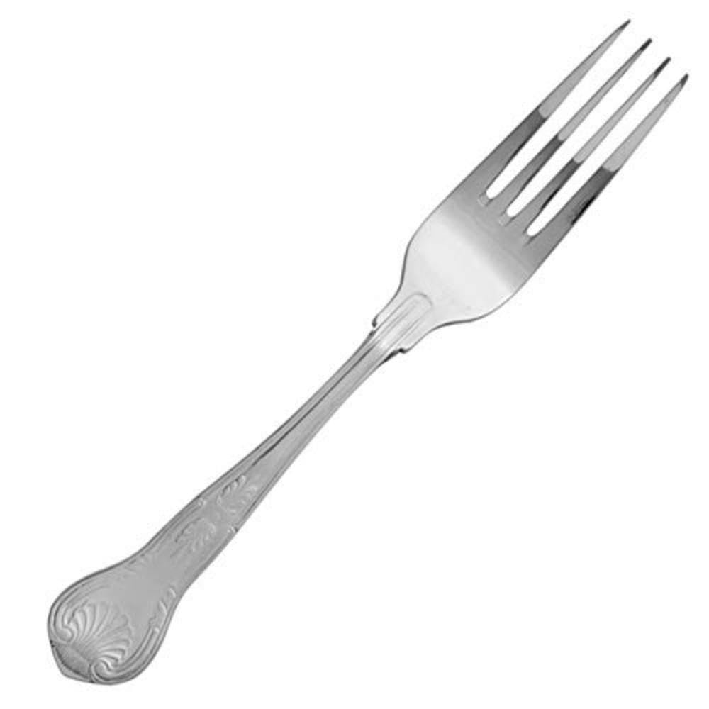Utopia F00203-000000-B01012 Kings Table Fork - Pack of 12 - Traditional Cutlery, 18/0 Stainless Steel