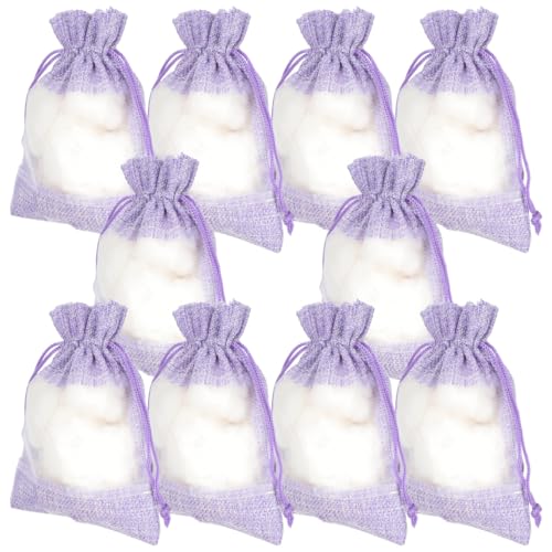 Bolsas vacías de tela con cordón 10 pcs 10x14cm miniatura 1