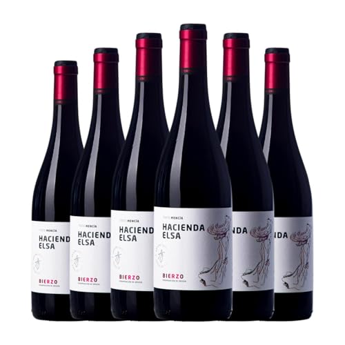 Arturo García Hacienda Elsa Mencía Bierzo Joven 75 cl Vino tinto (Caja de 6 Botellas de 75 cl)