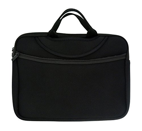 Preisvergleich Produktbild Case Wonder Mobiler Fotodrucker Tasche - Schwarz Neopren Reisedrucker / Tragbarer Drucker Tragetasche / Beutel / Taschen für Canon Selphy CP1300 CP1200 / CP910 / CP1000 Mobiler Drucker und Power