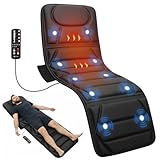 CooCoCo Full Body Massage Mat with Heat, 10 Motors Vibrating Back Massager, Back Massager with Heat, for Bed, Sofa, Massage Mattress Pad, Back Massage for Dad Mom, Gifts for Men Women(Vibration Only)