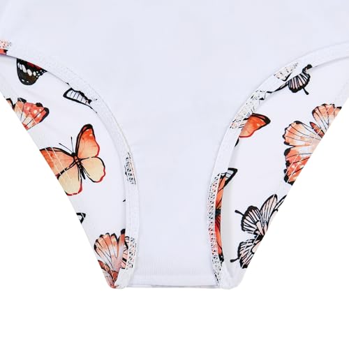 Image of Zando Toddler Swimsuit Girl Size 6M-8Y - Cute Ruffle Sling Adjustable Baby Girl Bathing Suit Kids Swimwear for Beach Wear