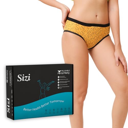 Image of Sizi Women Heavy Period Panty Hipster Leak Proof Underwear for Medium to Heavy Flow| Hipster Period Panty.