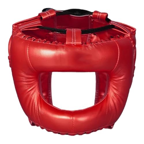 PU Leather Boxing Headgear 360 Degree Surround Head Protections Equipment Closed Type for Boxing Training Kickboxing