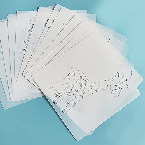 Stencil di Pittura 12pcs Pittura Stencil Animale