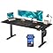 SONGMICS Höhenverstellbarer Schreibtisch elektrisch, 180 x 80 cm, Memory-Funktion mit 4 Höhen, USB-C-Anschluss, tintenschwarz LSD138BZ01