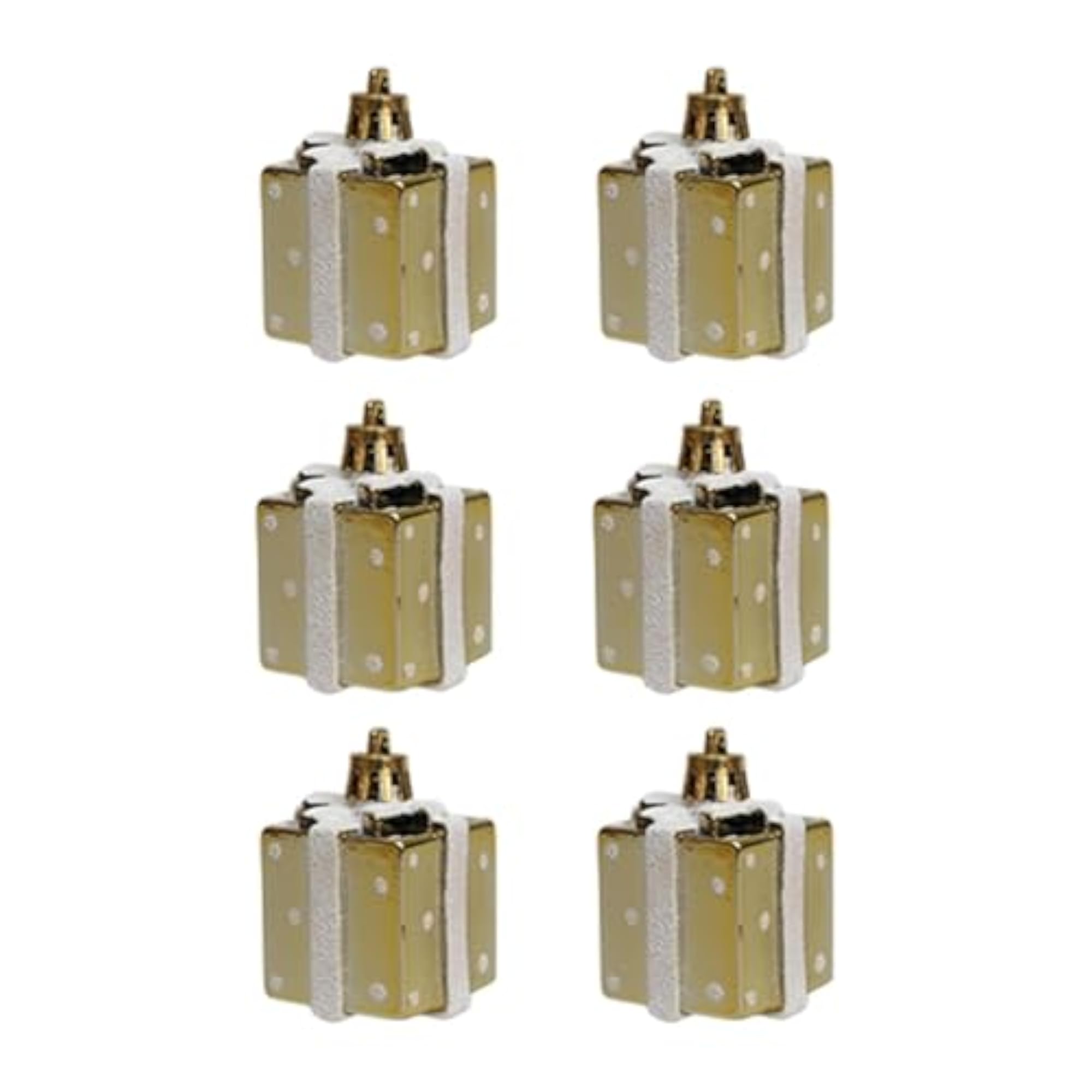 6X Gift Box Hanging Ornaments for Christmas Tree Decoration