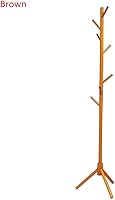 Vista 13 de Percha de madera maciza Perchero de pie Perchero colgante de ropa Percha Dormitorio