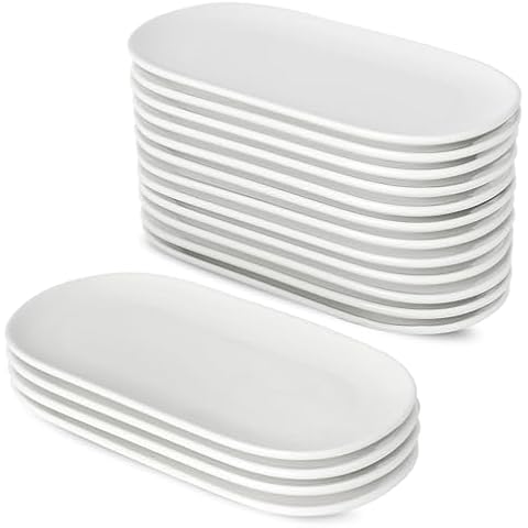 XINLTC 16-Piece Ceramic Dessert Plates Cover