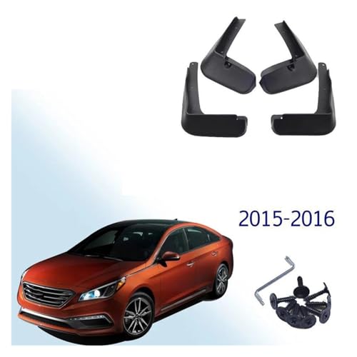 Guardabarros para Hyundai Sonata SE y Eco 2015-2016, protección contra salpicaduras de barro 4