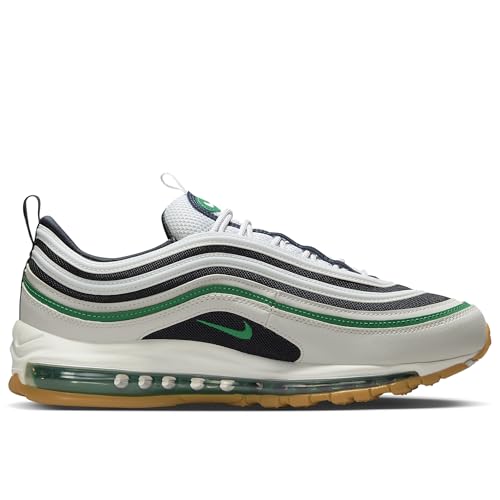 Nike Air Max 97 Men's Shoes (921826-021, Photon DUST/Dark Obsidian/White/Malachite) Size 8.53