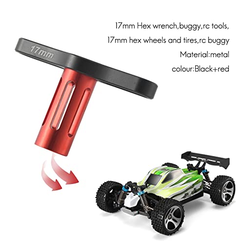 Restrdt Metall 17MM Rad Muttern HüLse Sechskant SchlüSsel Werkzeug für 1: 8 Offroad RC Auto Lastwagen Summit E-
