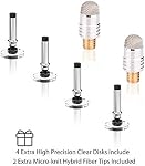 Dimples Excel Stylus for All Touch Screens Stylus for iPad Stylus pens Tablet Stylus Pen (Black+Black)
