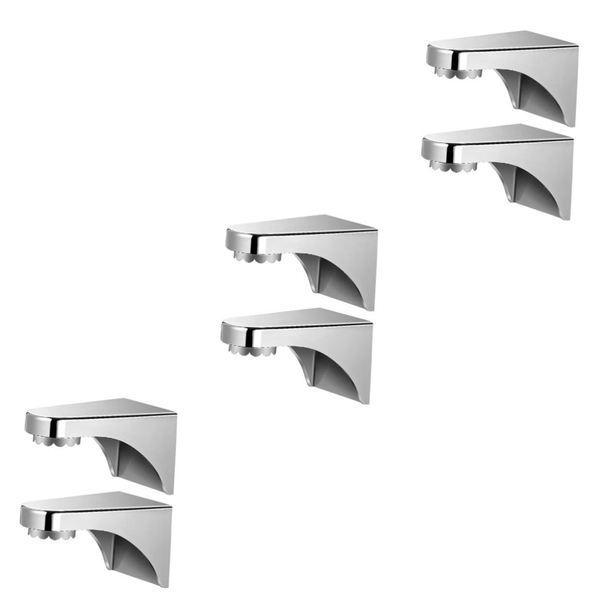 Ciieeo 3 Set Di Portasapone in Acciaio Inox Dispenser Di Sapone Magnetico Da Parete Per Bagno E Cucina 2 Pezzi*3