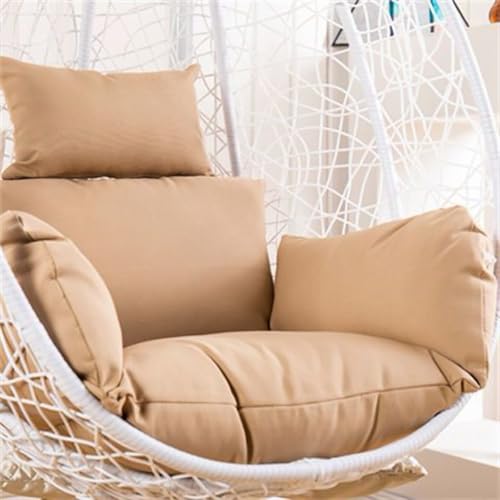 Image of Egg Chair Cushion Replacement Cover, Hanging Hammock Cushion Covers with Zipper (no Padding)(L)
