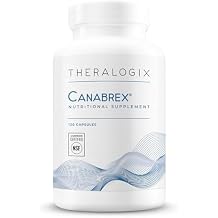 Theralogix Canabrex Palmitoylethanolamide Pea Supplement - 60-Day Supply - Joint Health Supplement for Women & Men - Sleep & Immune Support Supplement - NSF Certified - 120 Capsules