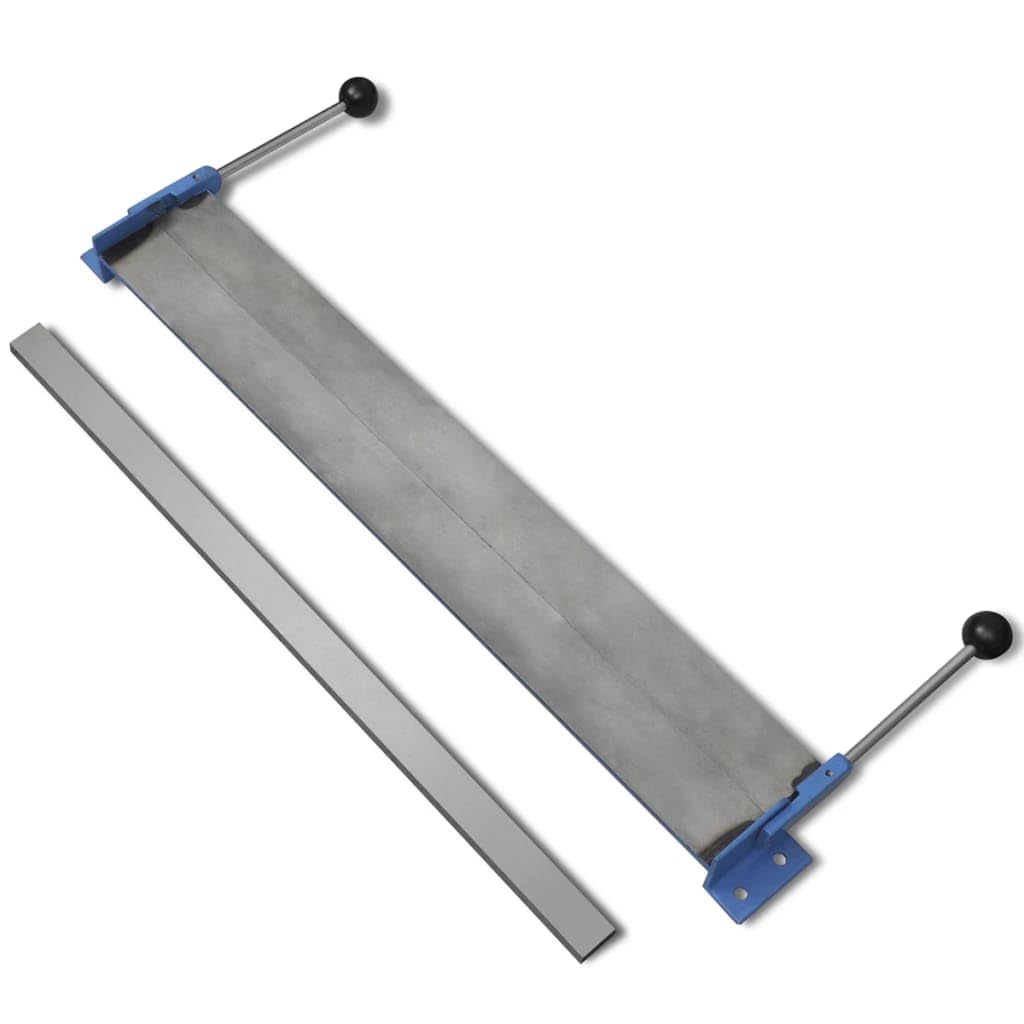 Piegatrice manuale in lamiera d'acciaio, larghezza di lavoro 760 mm, ghisa con strato di polvere, per officina e garage, piegatrice manuale per lamiera d'acciaio con funzione anti-piega e
