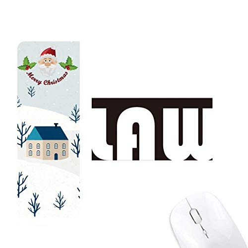 Tapis de souris Noir et le Major Law cadeau de Noël pour bureau et maison