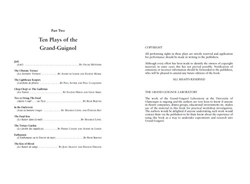 Grand-Guignol: The French Theatre of Horror