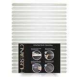 TRANSPARENT UND ANGENEHM: Die Anti-Rutsch-Streifen sind transparent und nach der Anbringung nahezu unsichtbar.