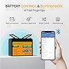 ECO-WORTHY 12V 300Ah (3Pack 100Ah) Lithium Battery with Bluetooth, Low-Temp Protection, Built-in 100A BMS, Up to 15000 Cycles, For RV, Trailer, Trolling Motor, Camping, Solar Off-Grid System