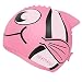 COPOZZ Kids Swim Swimming Caps for Aged (3-7) Boys and Girls (Pink)