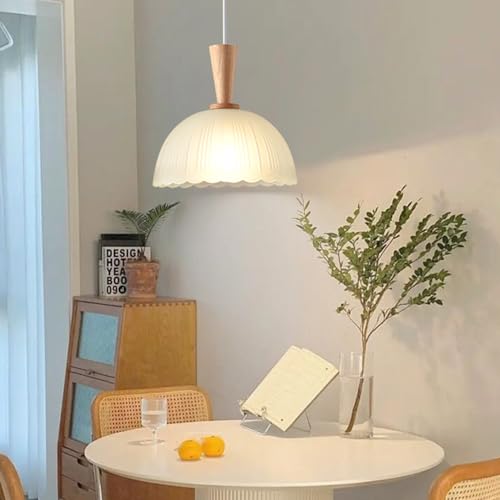 Abat-jour en verre suspendu pour corriger l'éclairage de chambre - 3